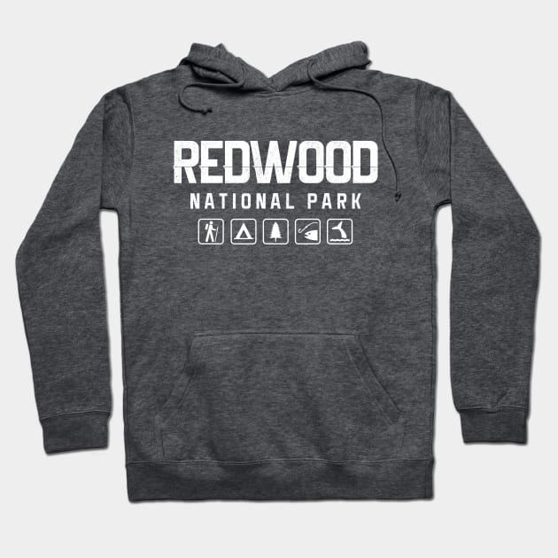 Redwood National Park, California Hoodie by npmaps